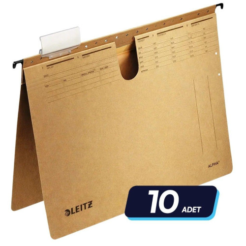 Leitz Alpha Askılı Dosya Telli Kraft L-1914 10'lu Paket