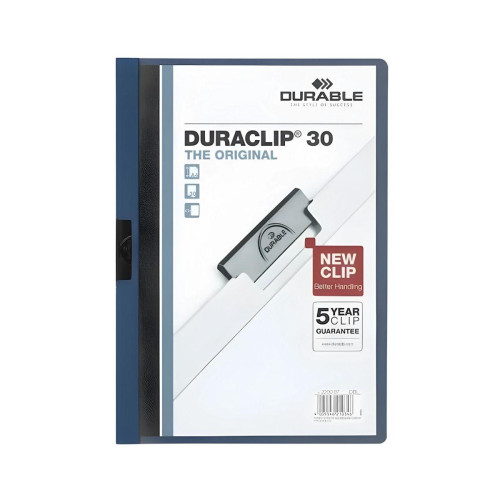 Durable Duraclip Original 30 Sayfa Kapasiteli Lacivert