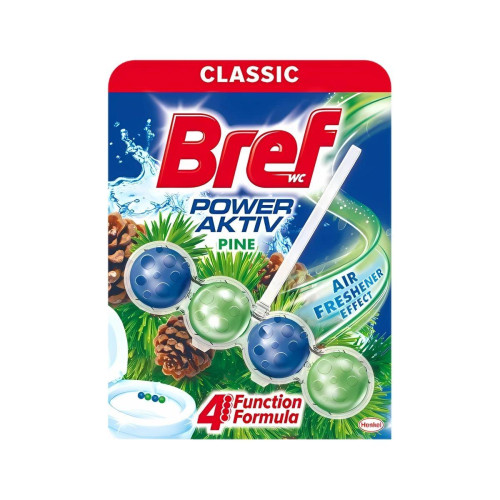 Bref Power Aktif Klozet Blok Çam 4'lü Top