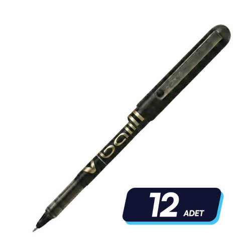 Uniball Vision Elite UB-200 0.8 Roller Kalem Siyah 12'li Paket
