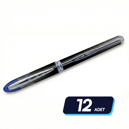 Uniball Vision Elite UB-205 0.5 Roller Kalem Mavi 12'li Paket