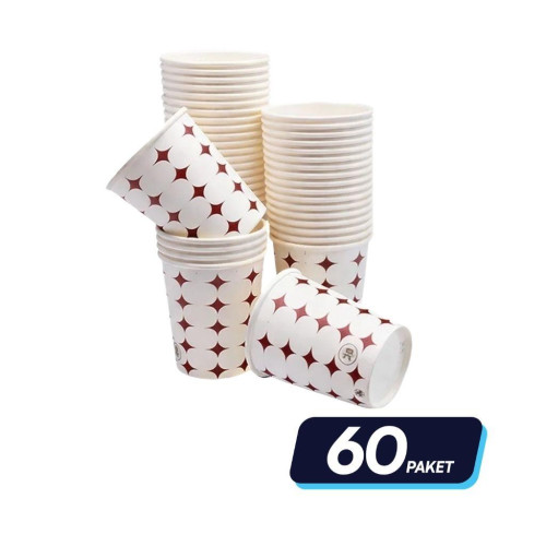Kral 7 Oz Karton Bardak 50'li 60 Paket