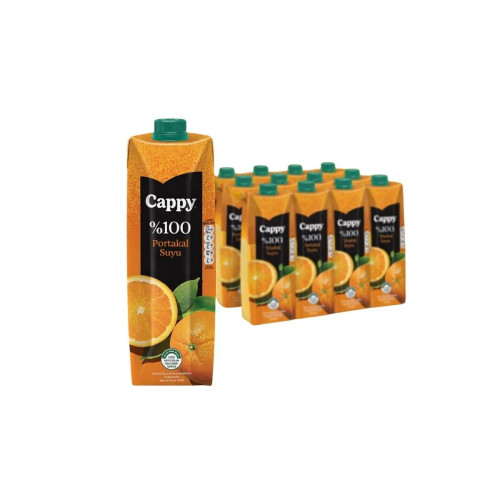 Cappy Portakal Suyu 1 lt 12'li