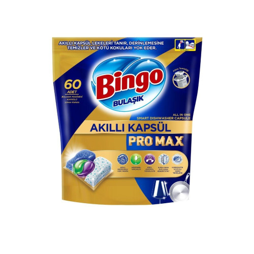 Bingo Akıllı Bulaşık Kapsülü Pro Max 60'lı