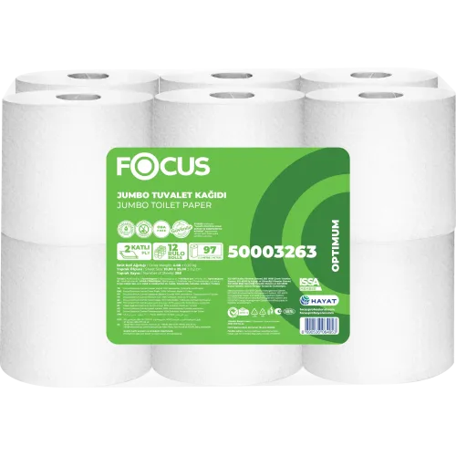 Focus Optimum Mini Jumbo Tuvalet Kağıdı 97 Metre 12'li Paket
